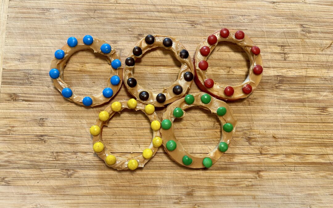 Celebrate the Summer Olympics: Apple Ring Snack!