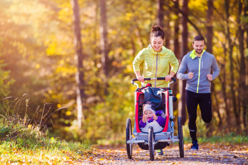 Family Staying Active in the Fall