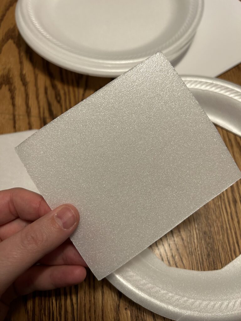 Cut your plates (if using)