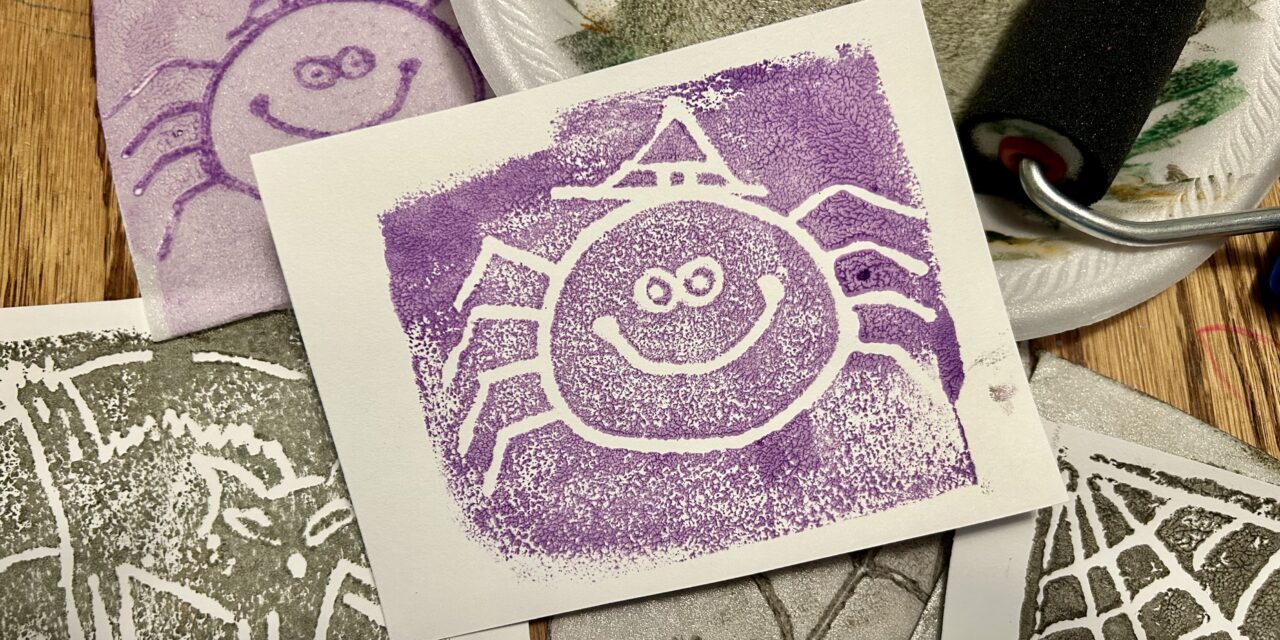 Halloween Craft: Styrofoam Printmaking 