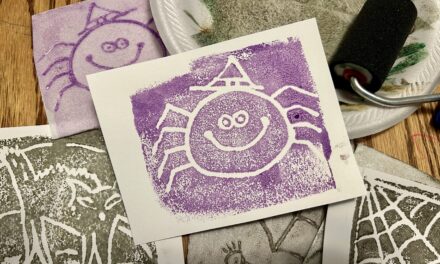 Halloween Craft: Styrofoam Printmaking 