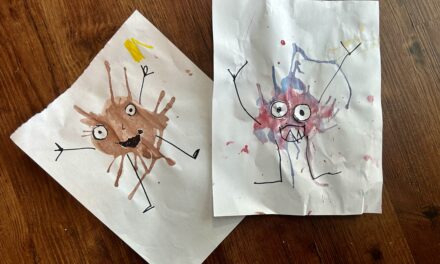 Simple Watercolor Monster Craft