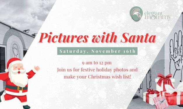 Pictures with Santa at Elegant Mommy