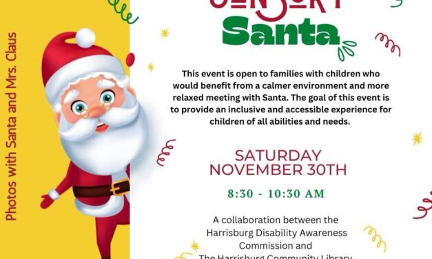 Sensory Santa at the Harrisburg Community Library