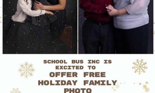 School Bus Inc Free Holiday Family Photos