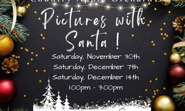 🎅🏼📸🎅🏼Pictures with Santa🎅🏼📸🎅🏼 at the County Apple Orchard