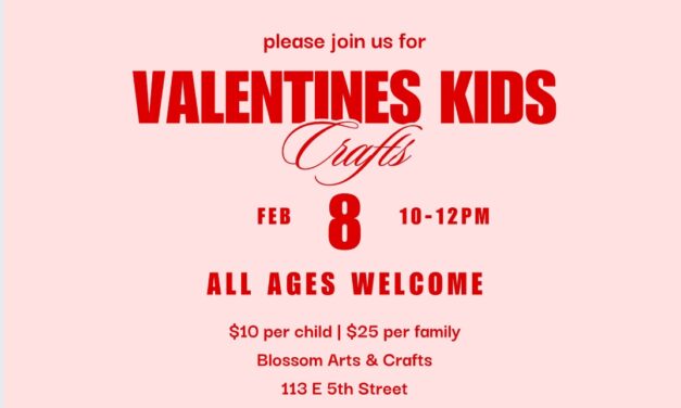 Valentine’s Kid’s Crafts at Blossom