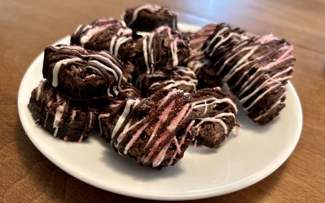 Valentine Brownie Bites