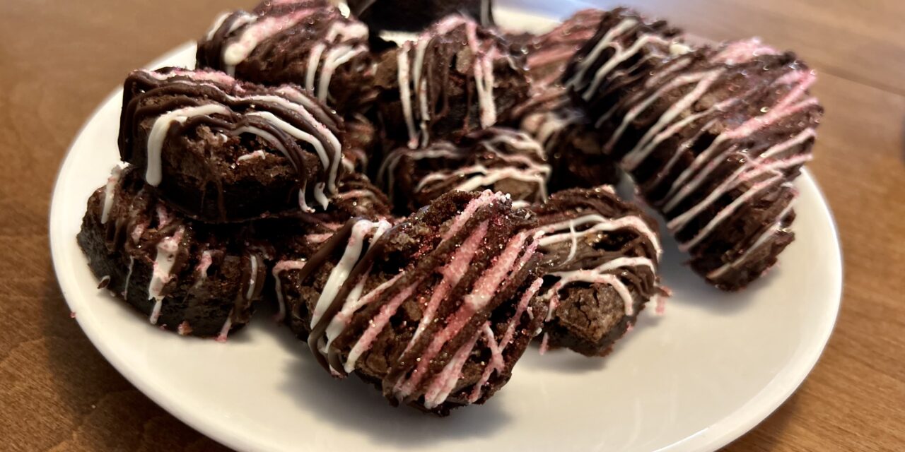 Valentine Brownie Bites