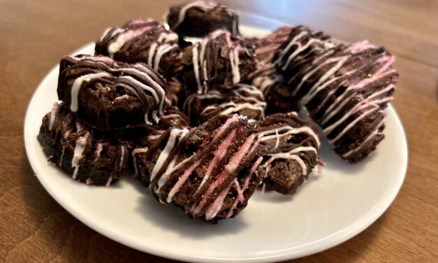 Valentine Brownie Bites