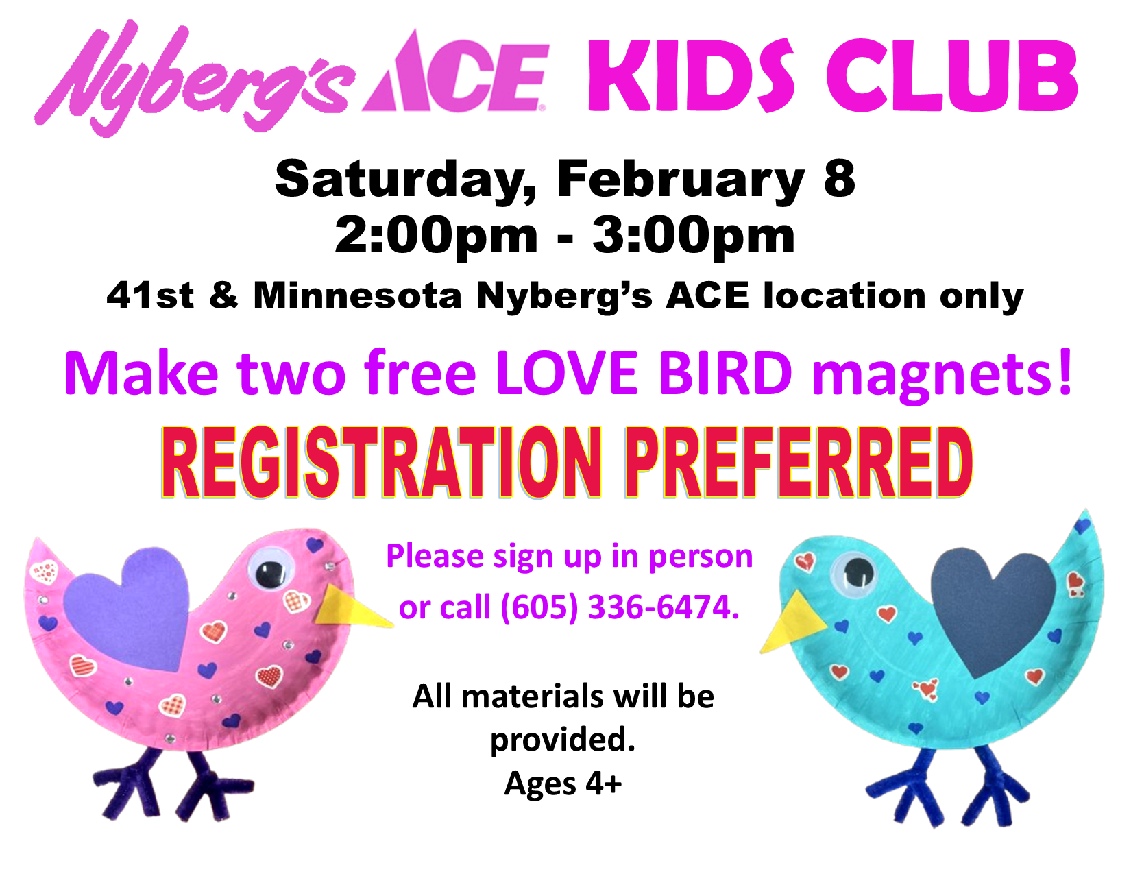 Ace Kids Club Feb