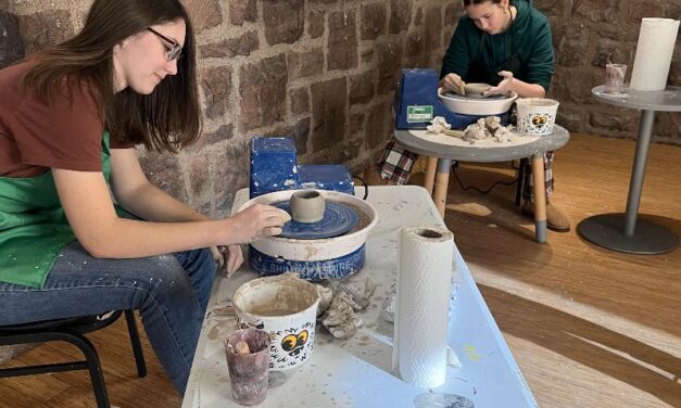 Homeschool Teen Pottery Wheel