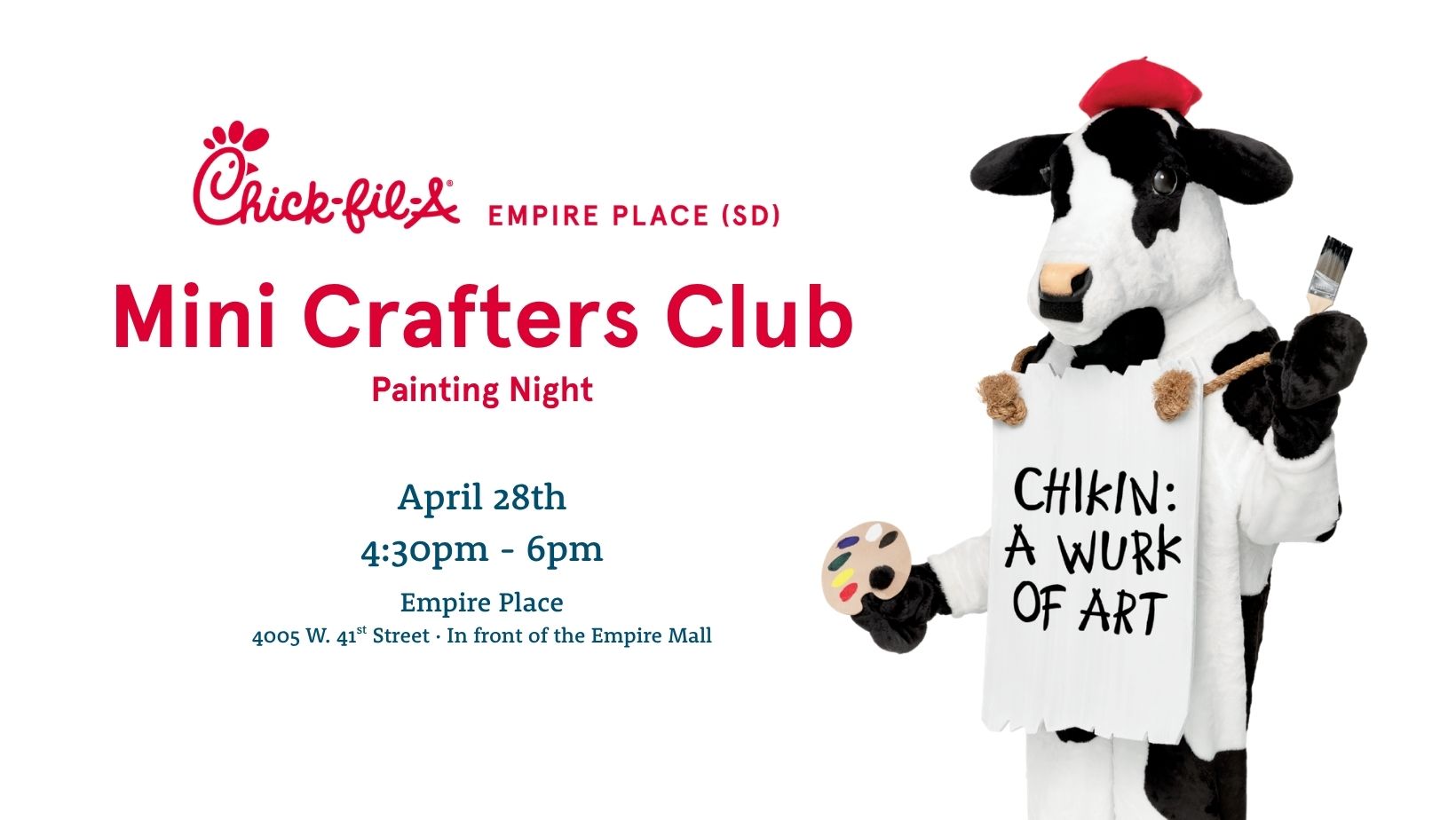 Mini Crafters Club Painting Night