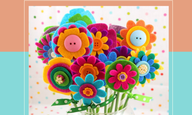 🌸 Felt and Button Flowers Make & Take