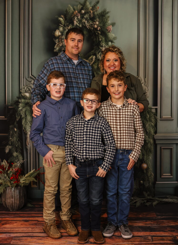 Hendrix and his Family for the Visions Therapy Feature
