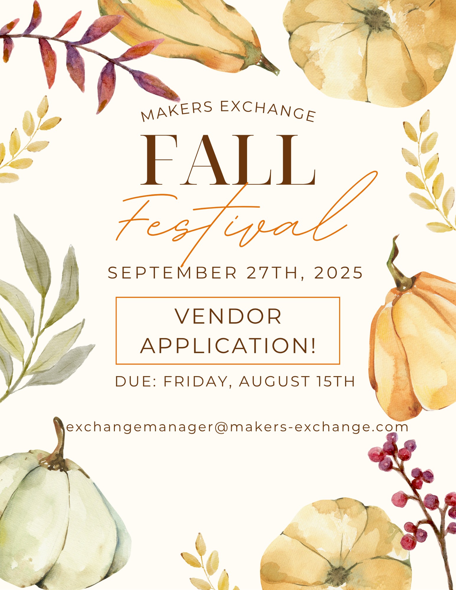 Makers Exchange Fall Festival