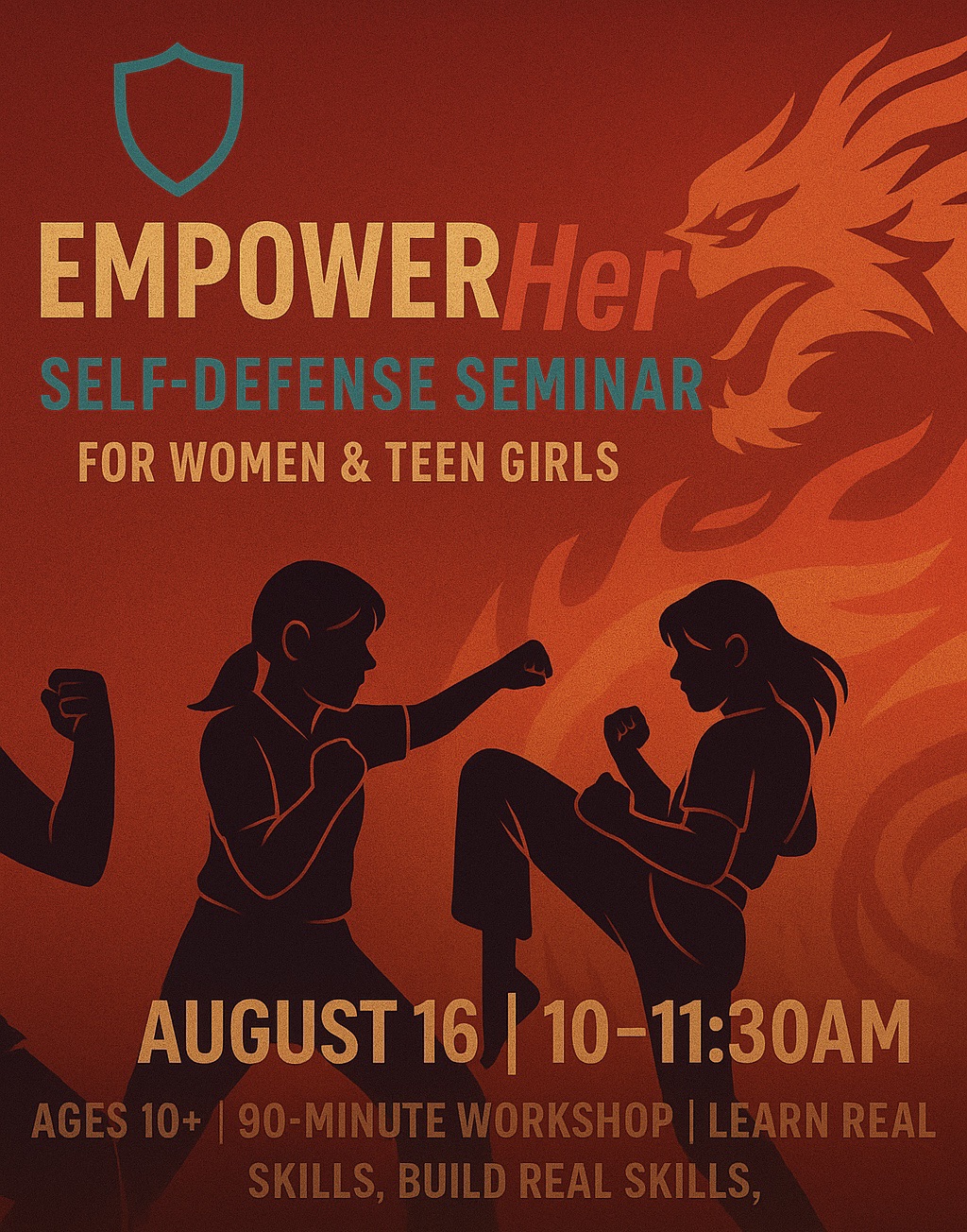 Free Women & Teen Girls Self Defense Seminar