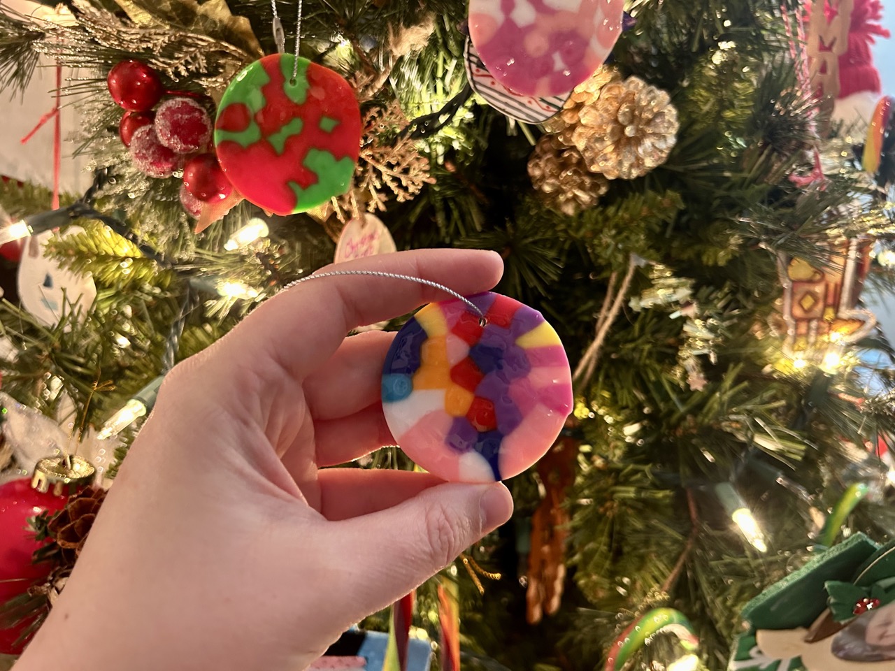 Melted Pony Bead Ornament