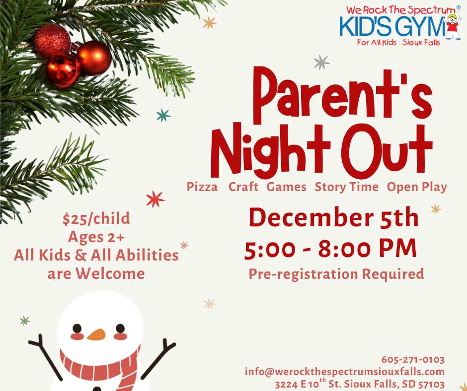 Parent's Night Out at We Rock the Spectrum