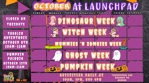 Toddler Adventures at the LaunchPAD