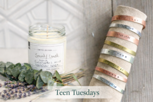 TEEN TUESDAY – Candle Pouring & STAMPED JEWELRY