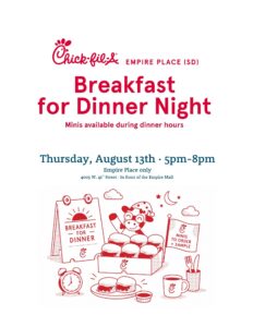 Breakfast for Dinner at Chick-Fil-A