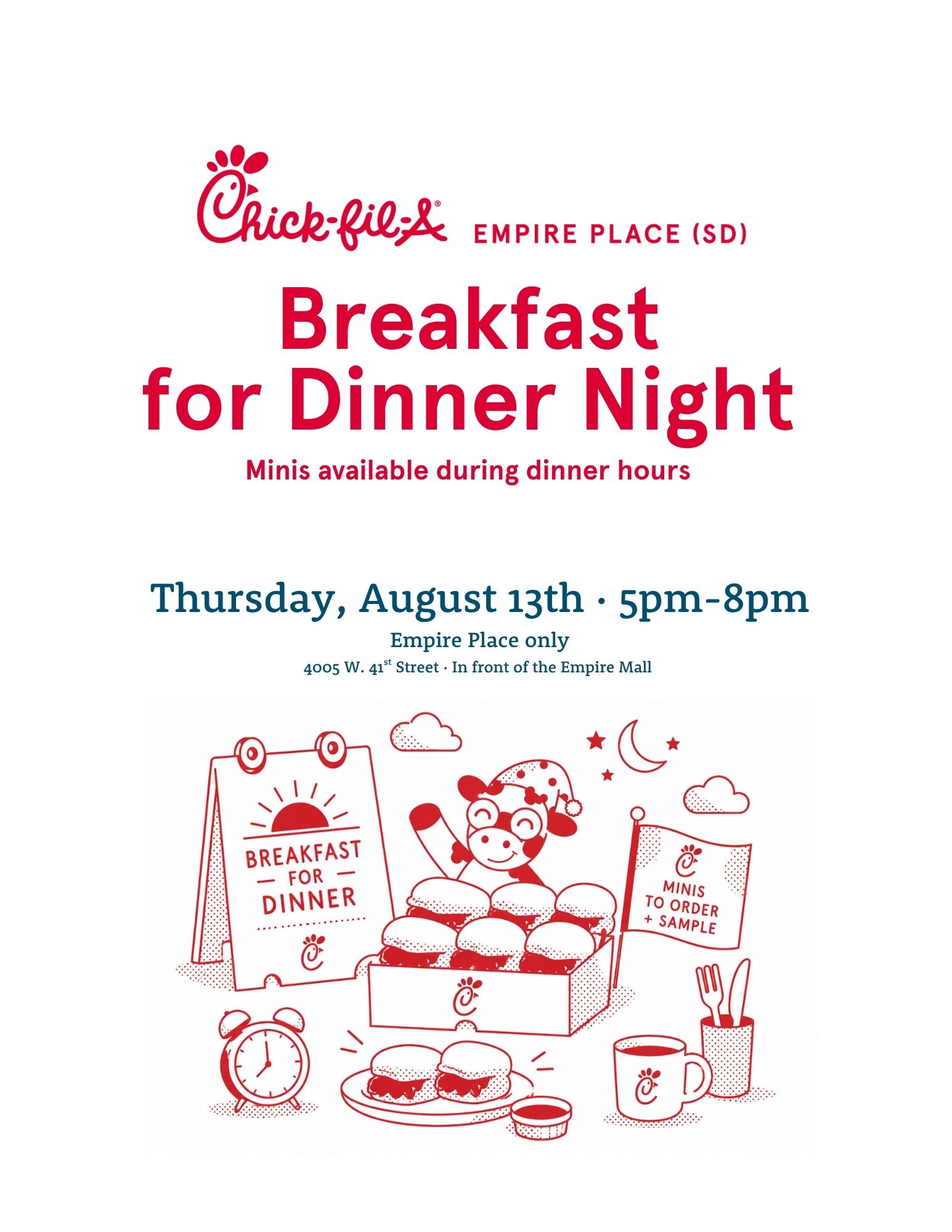 Breakfast for Dinner at Chick-Fil-A