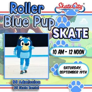 ROLLER BLUE PUP SKATE