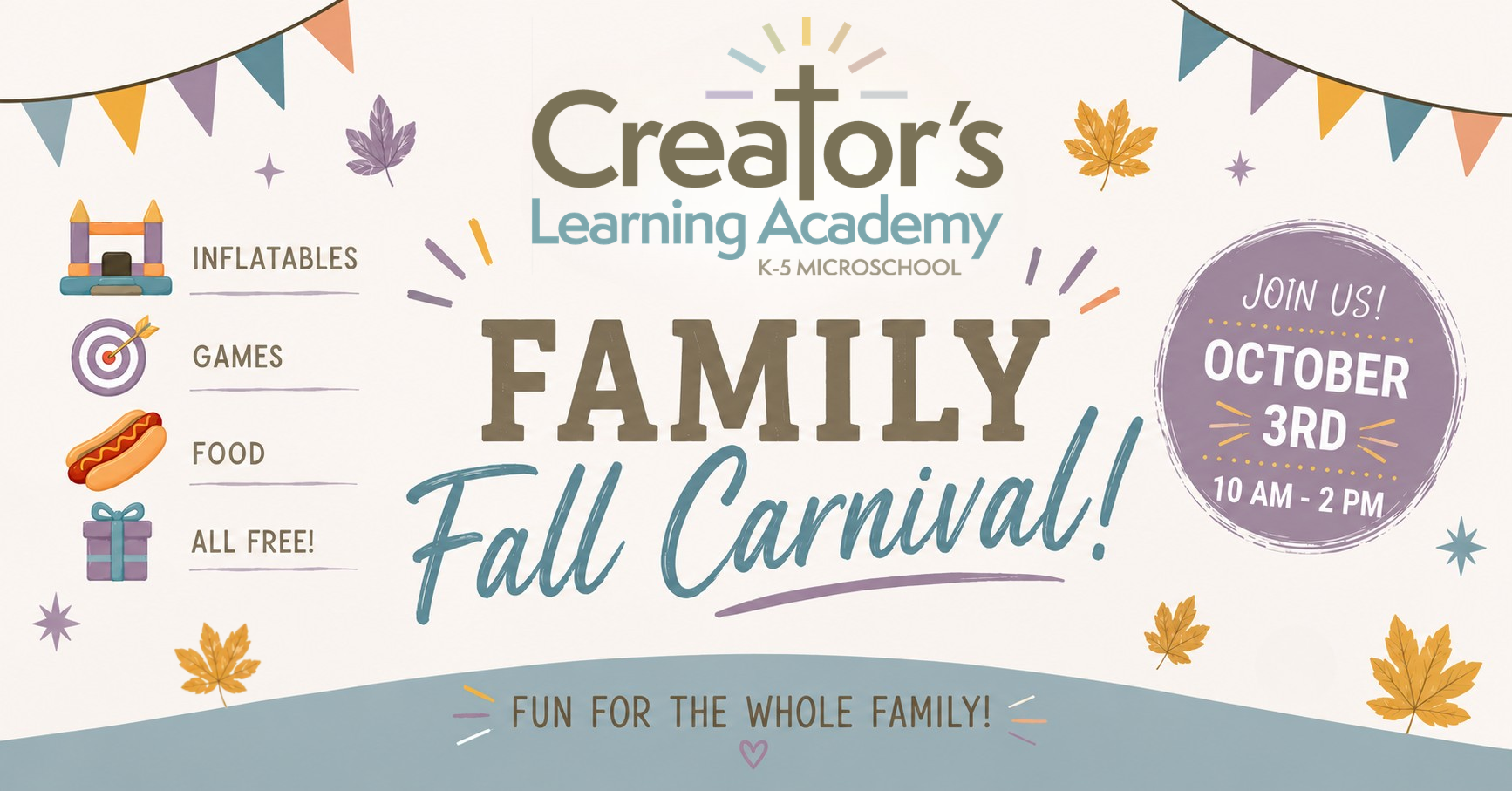 Creator's Academy FREE Family Fall Carnival