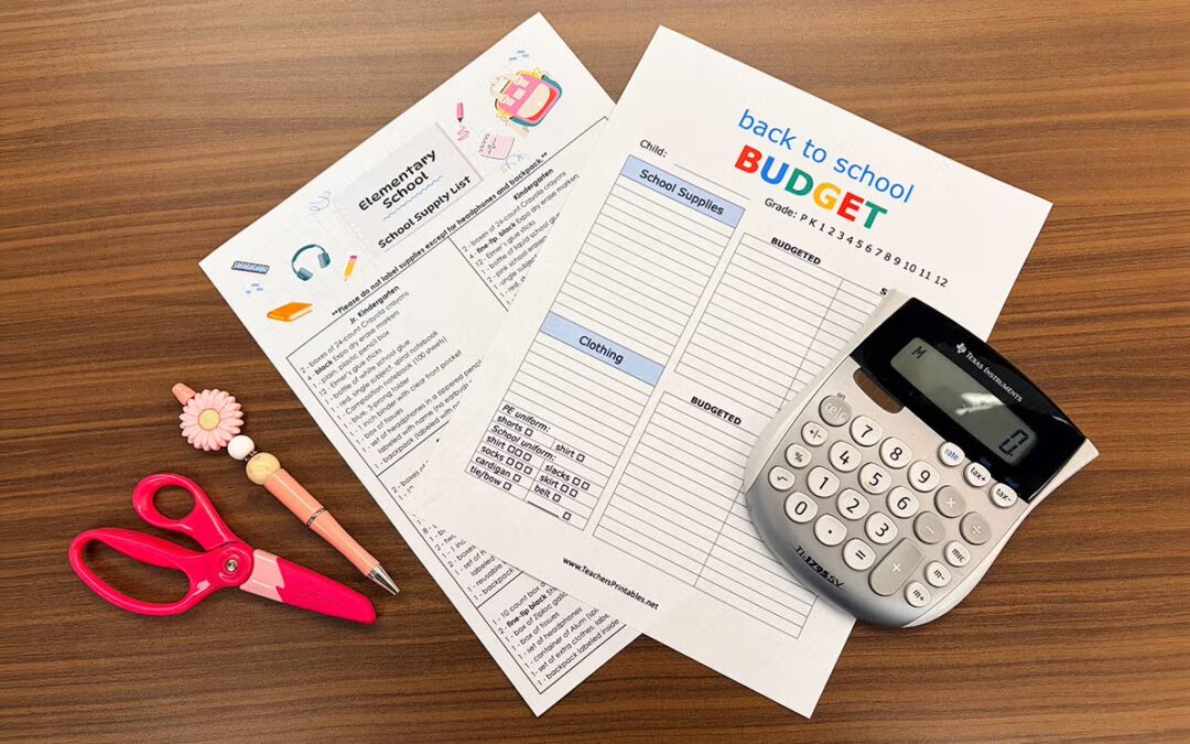 Back to School Family Budgeting