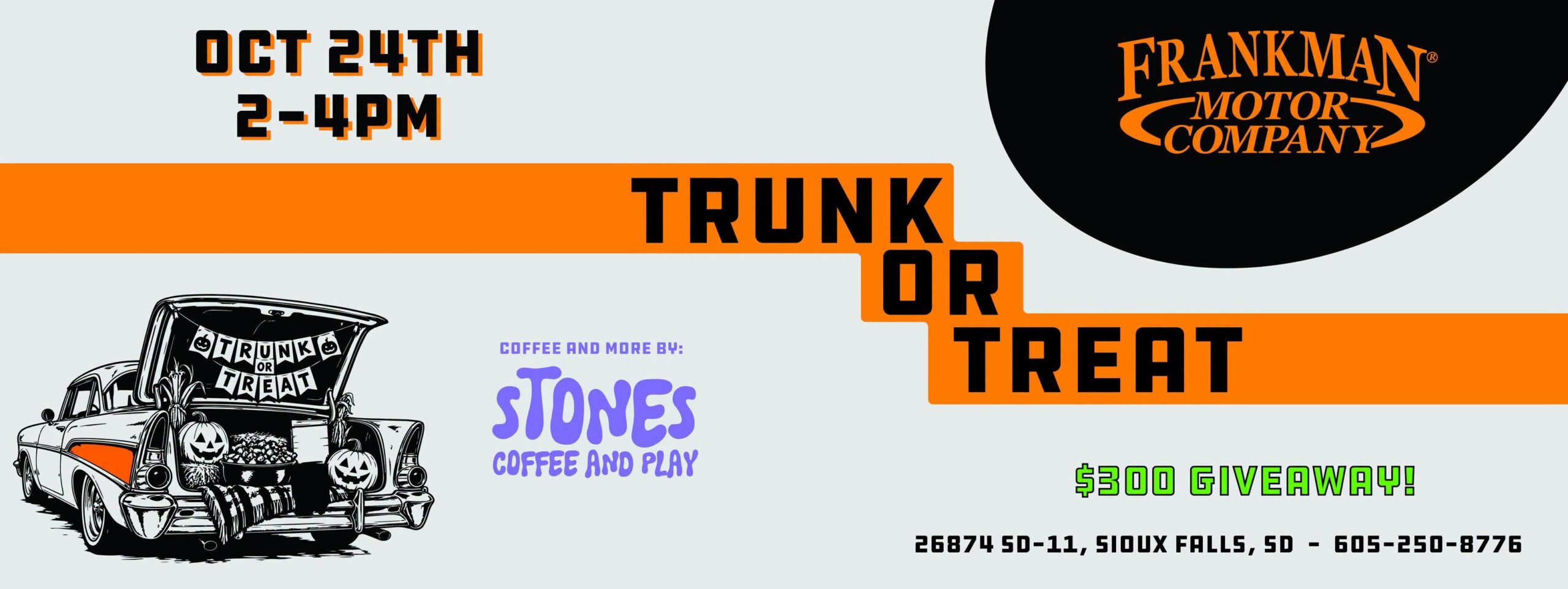 Trunk or Treat at Frankmans Motor