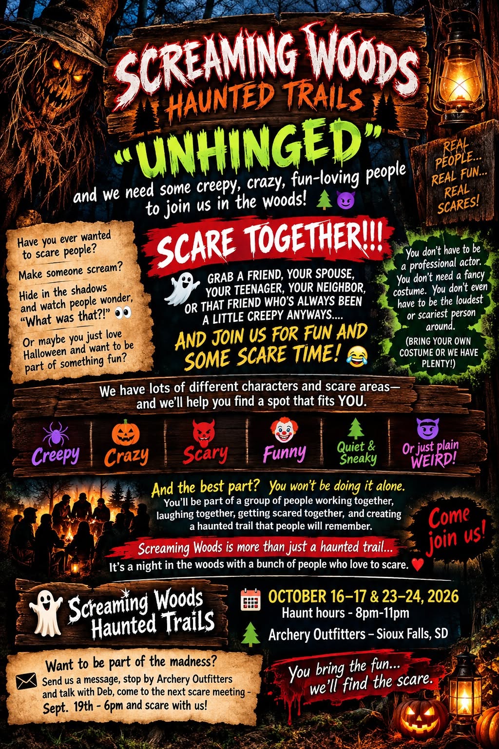 Screaming Woods Haunted Trails